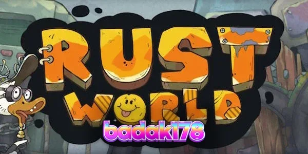 Tampilan antarmuka permainan slot Rust World dengan grid 7x7 yang dinamis